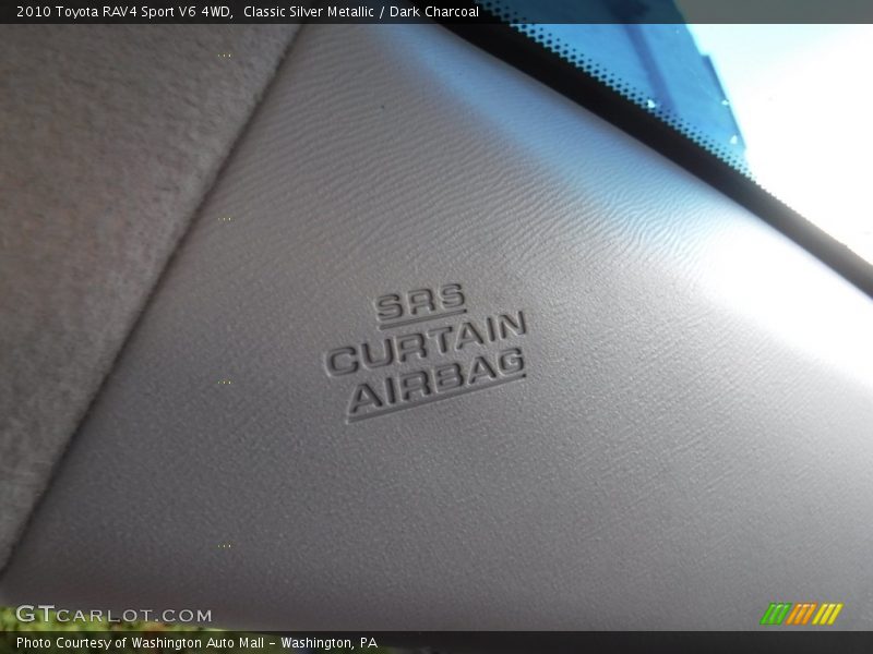 Classic Silver Metallic / Dark Charcoal 2010 Toyota RAV4 Sport V6 4WD