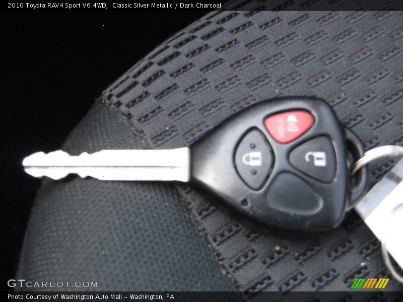 Classic Silver Metallic / Dark Charcoal 2010 Toyota RAV4 Sport V6 4WD