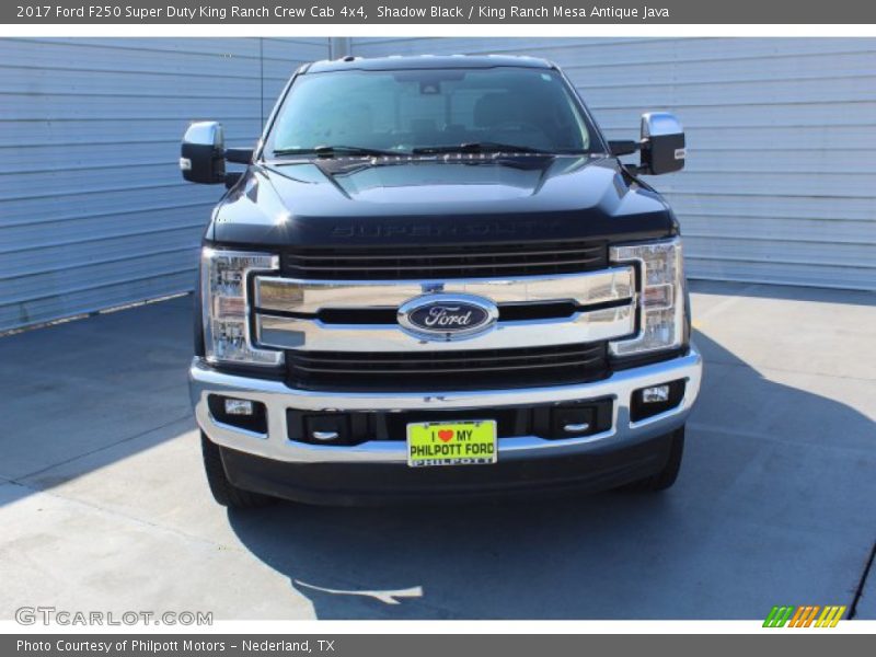 Shadow Black / King Ranch Mesa Antique Java 2017 Ford F250 Super Duty King Ranch Crew Cab 4x4