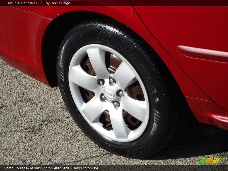 Ruby Red / Beige 2009 Kia Optima LX