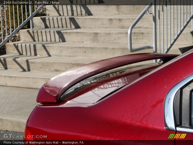 Ruby Red / Beige 2009 Kia Optima LX