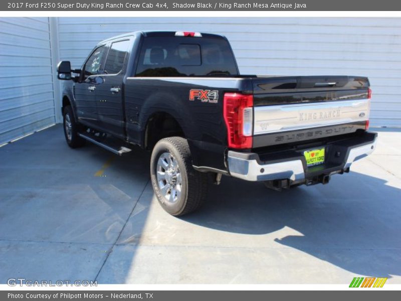 Shadow Black / King Ranch Mesa Antique Java 2017 Ford F250 Super Duty King Ranch Crew Cab 4x4