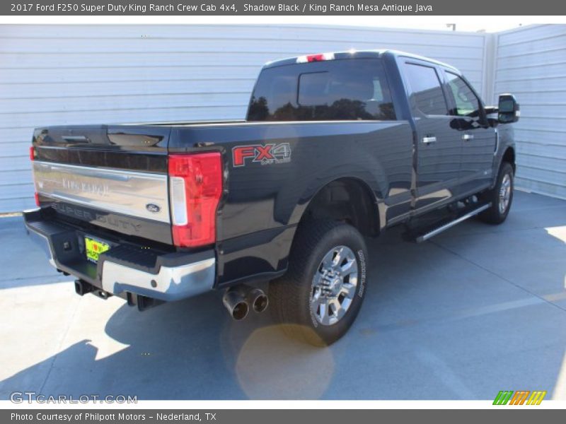 Shadow Black / King Ranch Mesa Antique Java 2017 Ford F250 Super Duty King Ranch Crew Cab 4x4