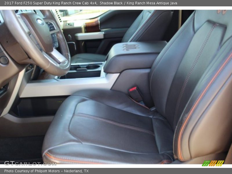 Shadow Black / King Ranch Mesa Antique Java 2017 Ford F250 Super Duty King Ranch Crew Cab 4x4