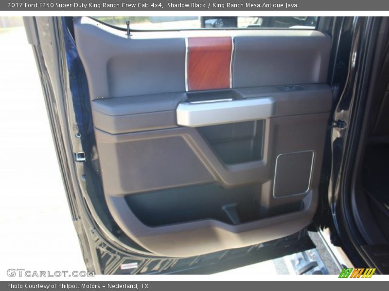 Shadow Black / King Ranch Mesa Antique Java 2017 Ford F250 Super Duty King Ranch Crew Cab 4x4