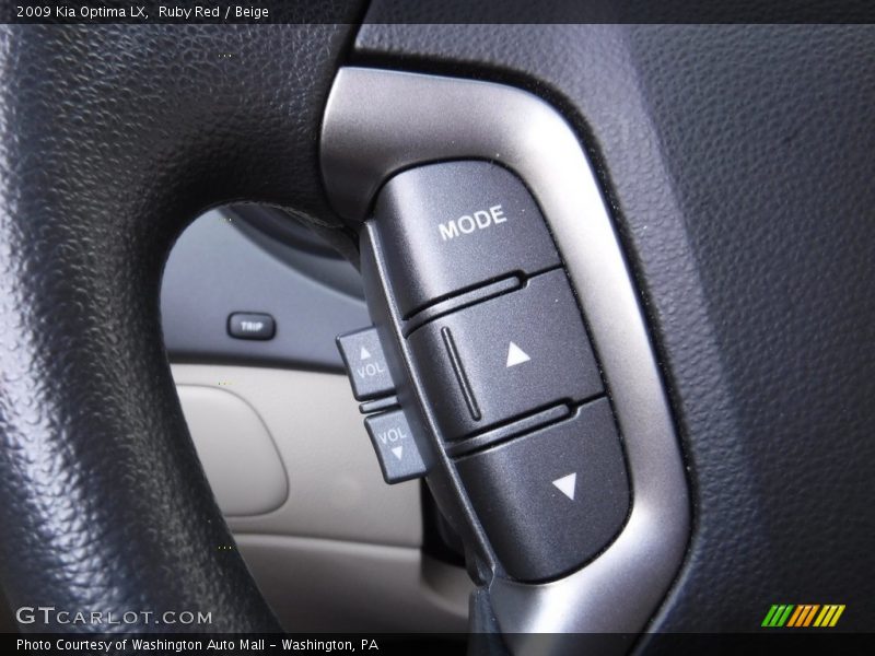 Ruby Red / Beige 2009 Kia Optima LX