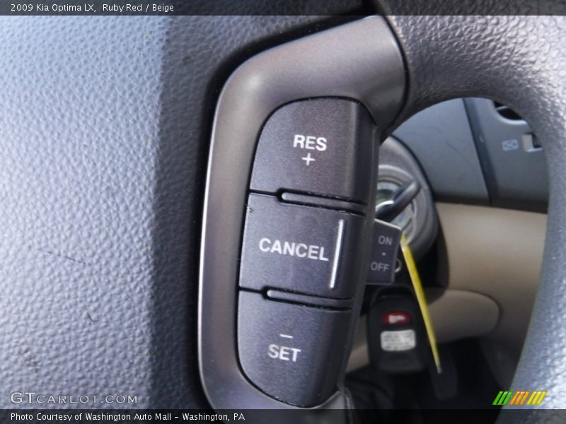 Ruby Red / Beige 2009 Kia Optima LX