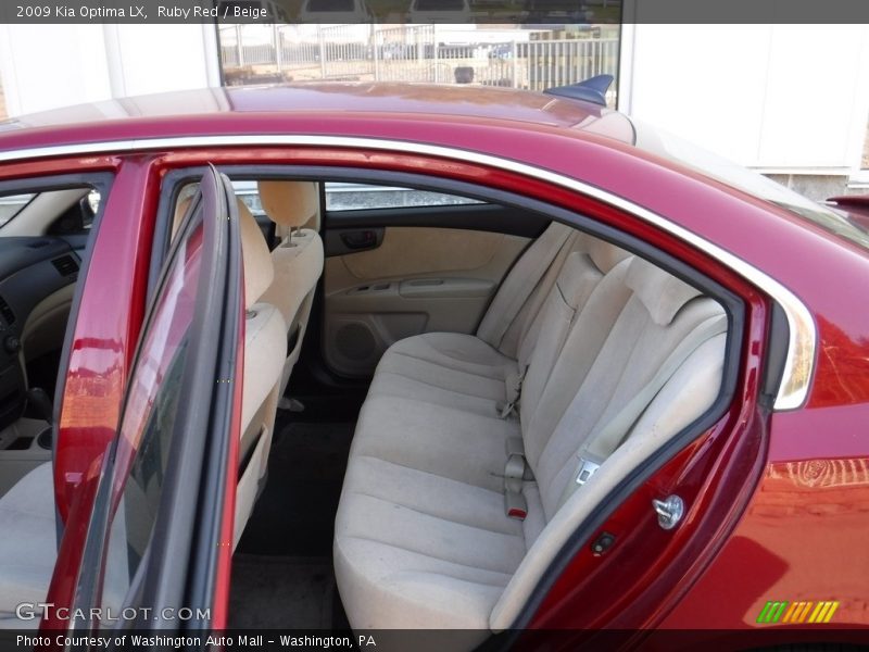 Ruby Red / Beige 2009 Kia Optima LX