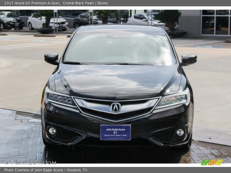Crystal Black Pearl / Ebony 2017 Acura ILX Premium A-Spec