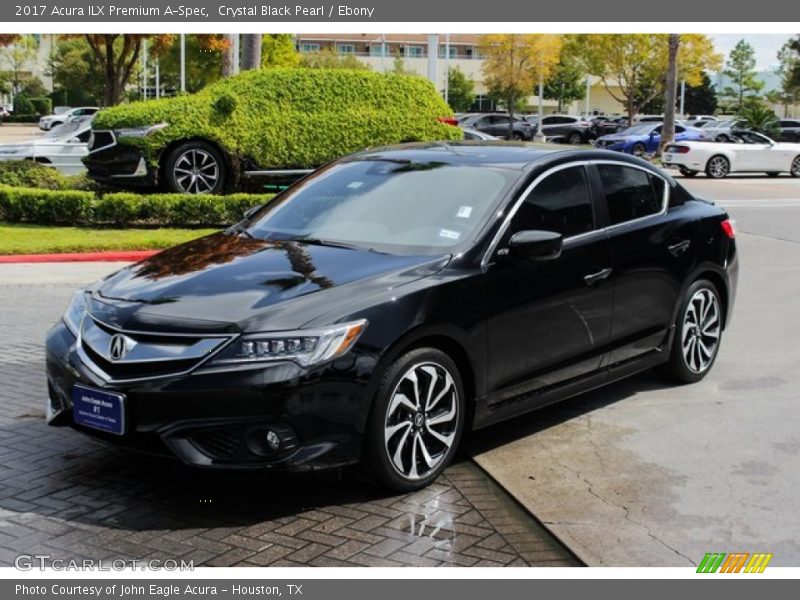 Crystal Black Pearl / Ebony 2017 Acura ILX Premium A-Spec