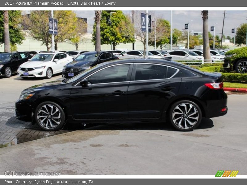 Crystal Black Pearl / Ebony 2017 Acura ILX Premium A-Spec
