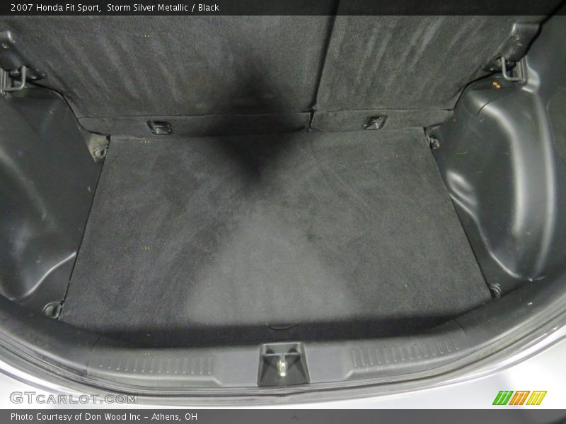 Storm Silver Metallic / Black 2007 Honda Fit Sport