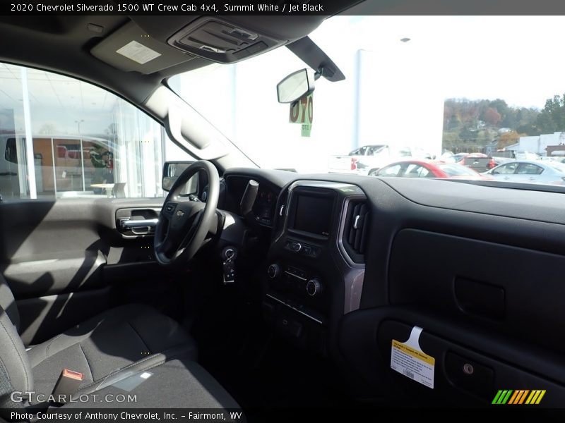 Summit White / Jet Black 2020 Chevrolet Silverado 1500 WT Crew Cab 4x4