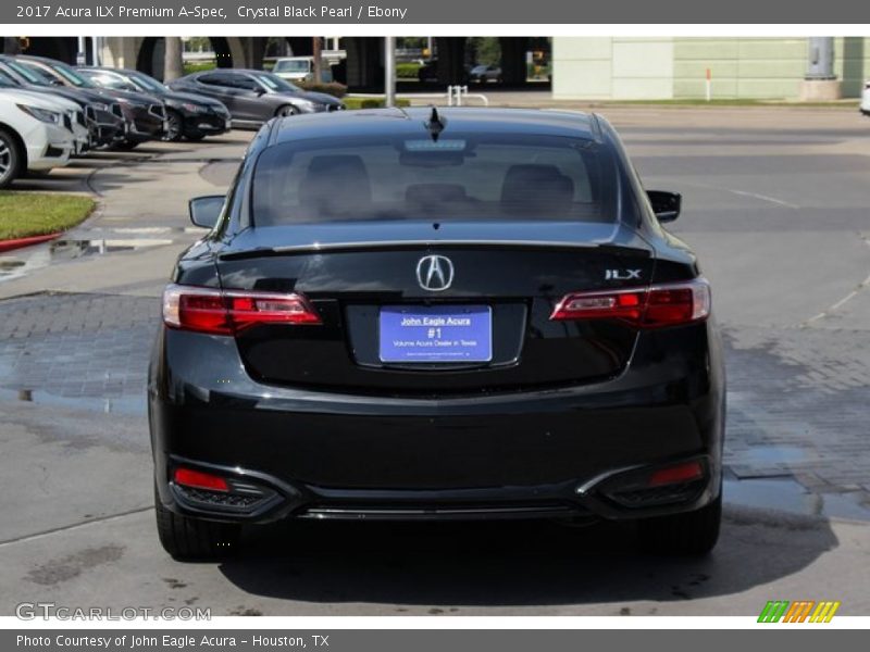 Crystal Black Pearl / Ebony 2017 Acura ILX Premium A-Spec