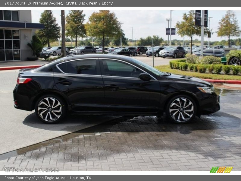 Crystal Black Pearl / Ebony 2017 Acura ILX Premium A-Spec