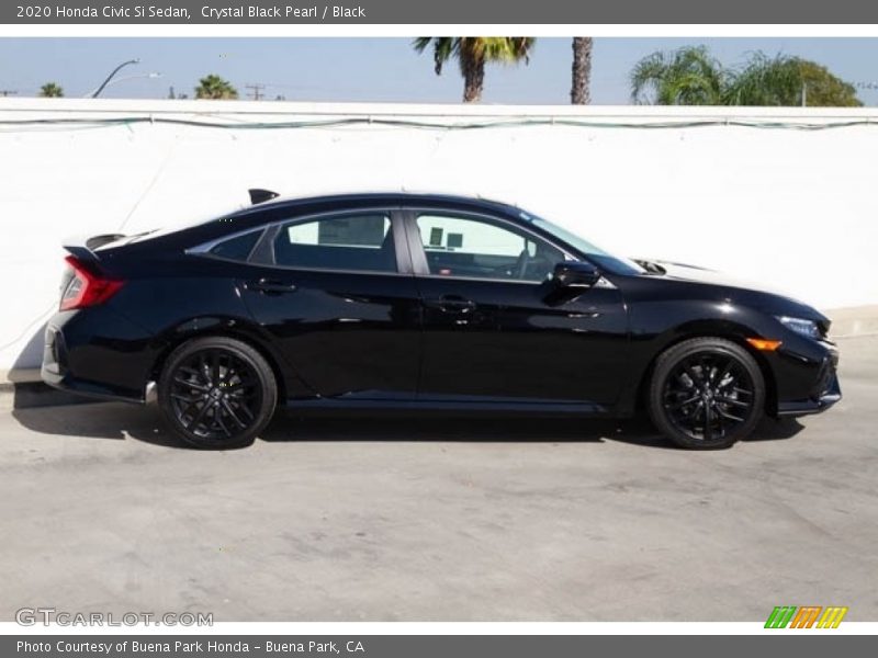 Crystal Black Pearl / Black 2020 Honda Civic Si Sedan