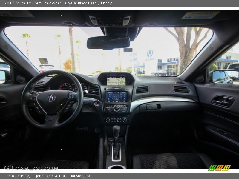 Crystal Black Pearl / Ebony 2017 Acura ILX Premium A-Spec