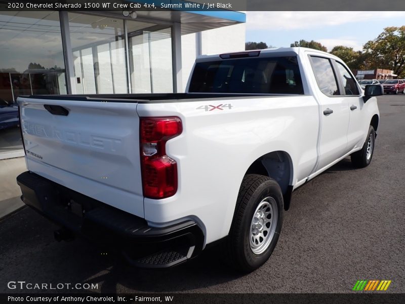Summit White / Jet Black 2020 Chevrolet Silverado 1500 WT Crew Cab 4x4