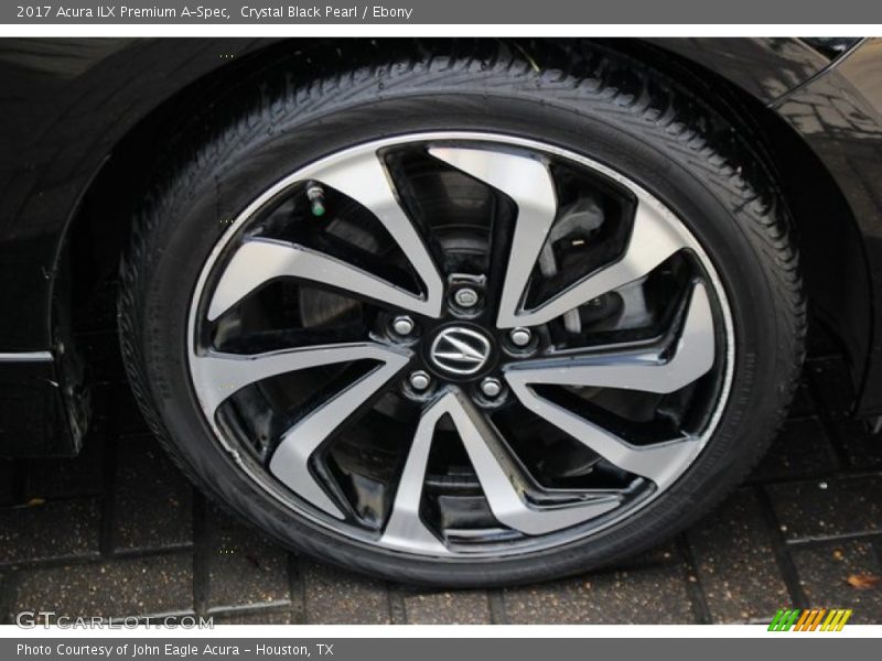 Crystal Black Pearl / Ebony 2017 Acura ILX Premium A-Spec