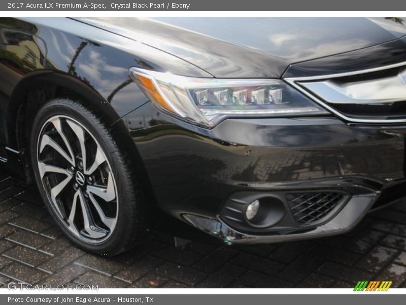 Crystal Black Pearl / Ebony 2017 Acura ILX Premium A-Spec