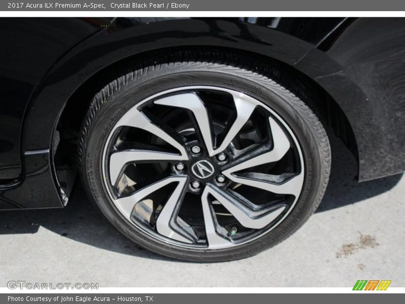 Crystal Black Pearl / Ebony 2017 Acura ILX Premium A-Spec