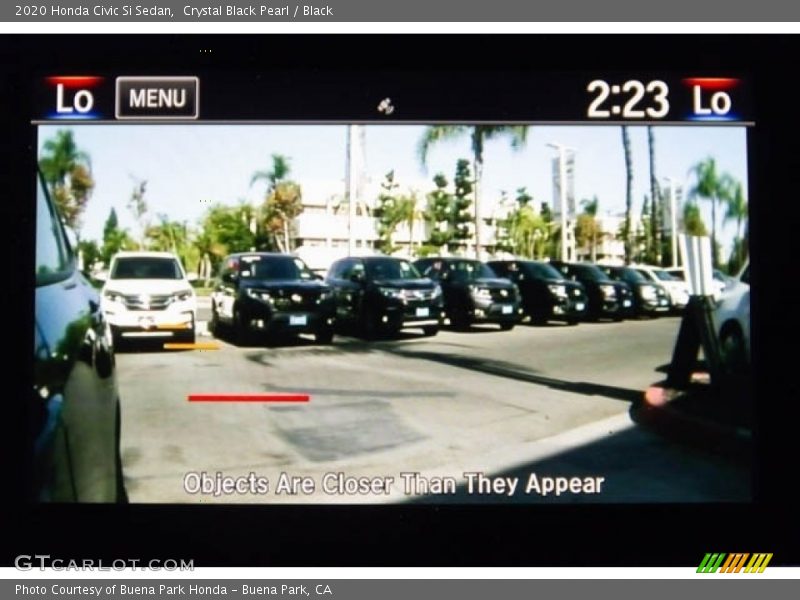 Crystal Black Pearl / Black 2020 Honda Civic Si Sedan