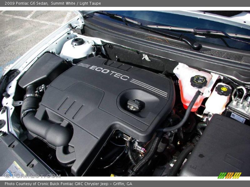 Summit White / Light Taupe 2009 Pontiac G6 Sedan