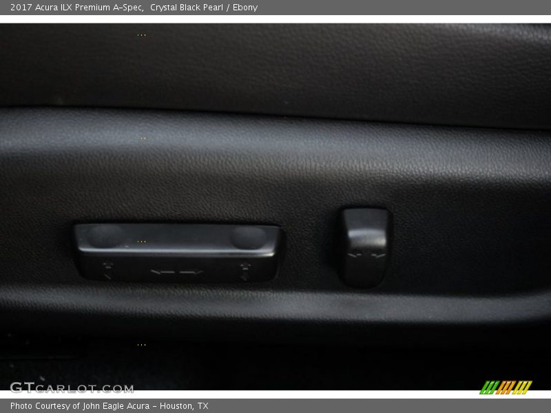 Crystal Black Pearl / Ebony 2017 Acura ILX Premium A-Spec