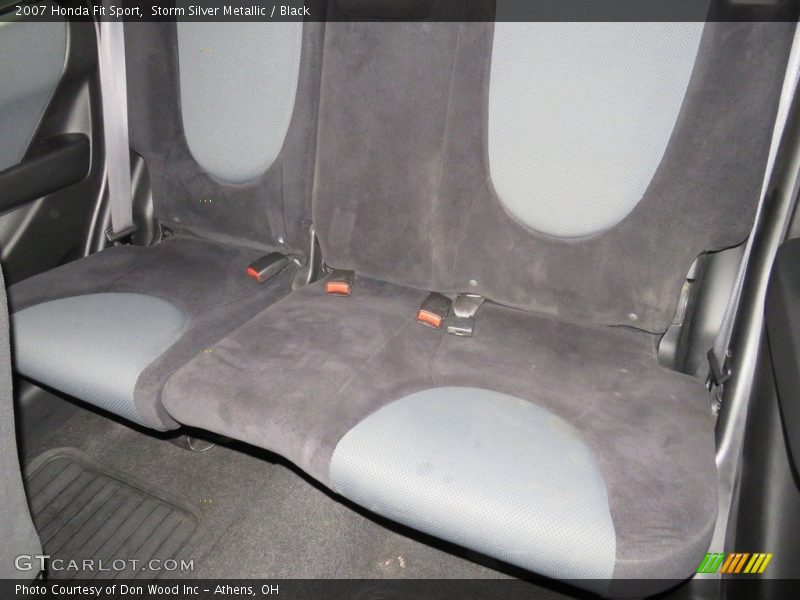 Storm Silver Metallic / Black 2007 Honda Fit Sport
