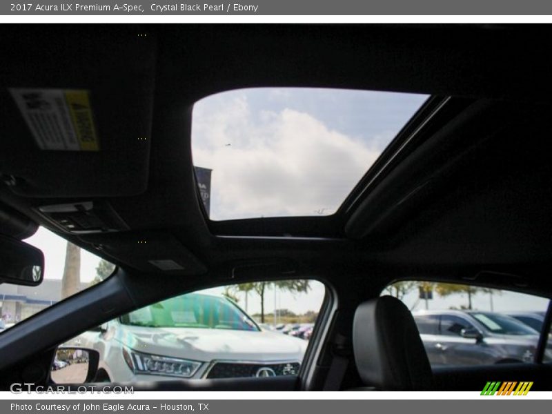 Crystal Black Pearl / Ebony 2017 Acura ILX Premium A-Spec