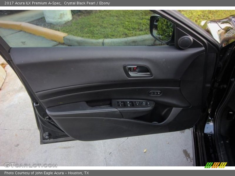 Crystal Black Pearl / Ebony 2017 Acura ILX Premium A-Spec
