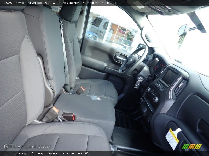 Summit White / Jet Black 2020 Chevrolet Silverado 1500 WT Crew Cab 4x4