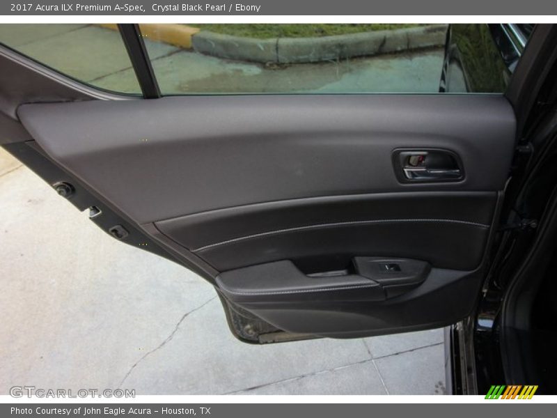 Crystal Black Pearl / Ebony 2017 Acura ILX Premium A-Spec