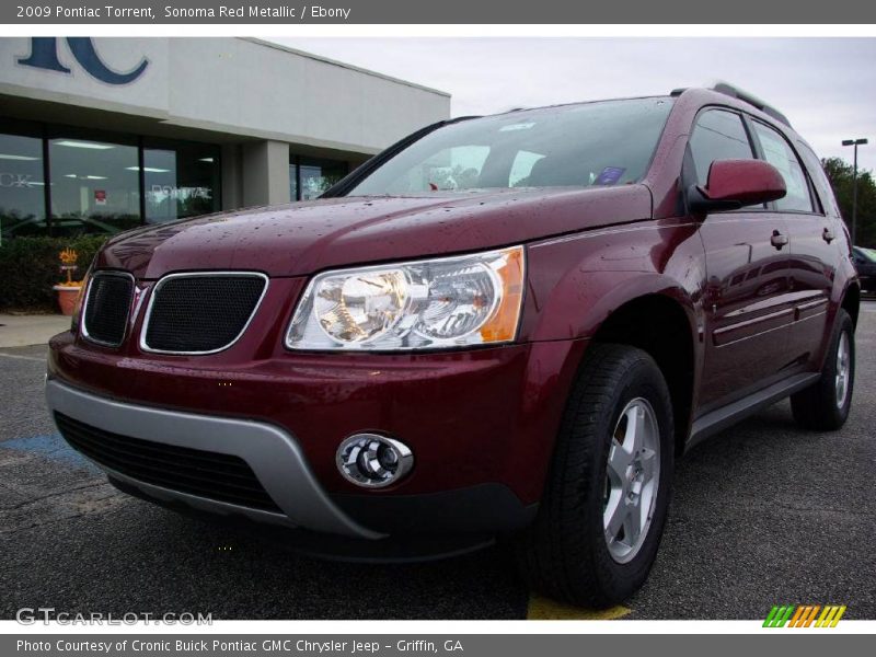 Sonoma Red Metallic / Ebony 2009 Pontiac Torrent