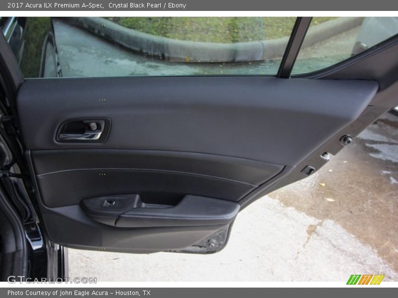 Crystal Black Pearl / Ebony 2017 Acura ILX Premium A-Spec