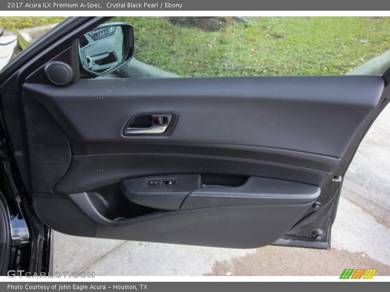 Crystal Black Pearl / Ebony 2017 Acura ILX Premium A-Spec