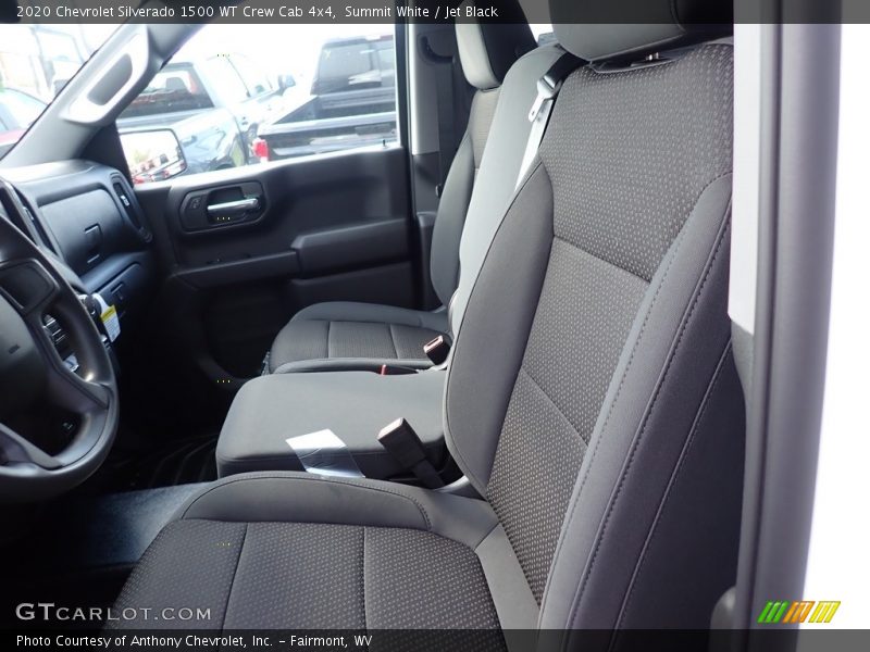 Summit White / Jet Black 2020 Chevrolet Silverado 1500 WT Crew Cab 4x4