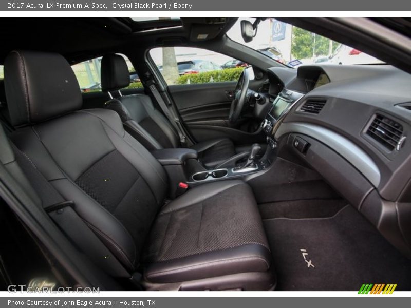 Crystal Black Pearl / Ebony 2017 Acura ILX Premium A-Spec