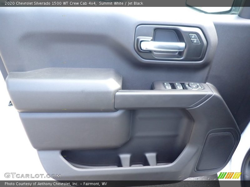 Summit White / Jet Black 2020 Chevrolet Silverado 1500 WT Crew Cab 4x4