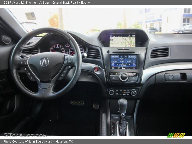 Crystal Black Pearl / Ebony 2017 Acura ILX Premium A-Spec