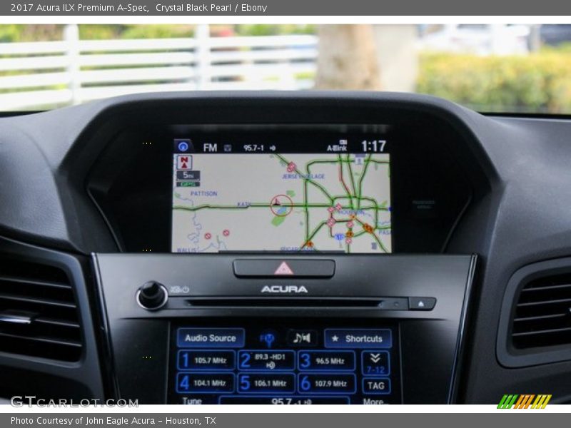 Crystal Black Pearl / Ebony 2017 Acura ILX Premium A-Spec