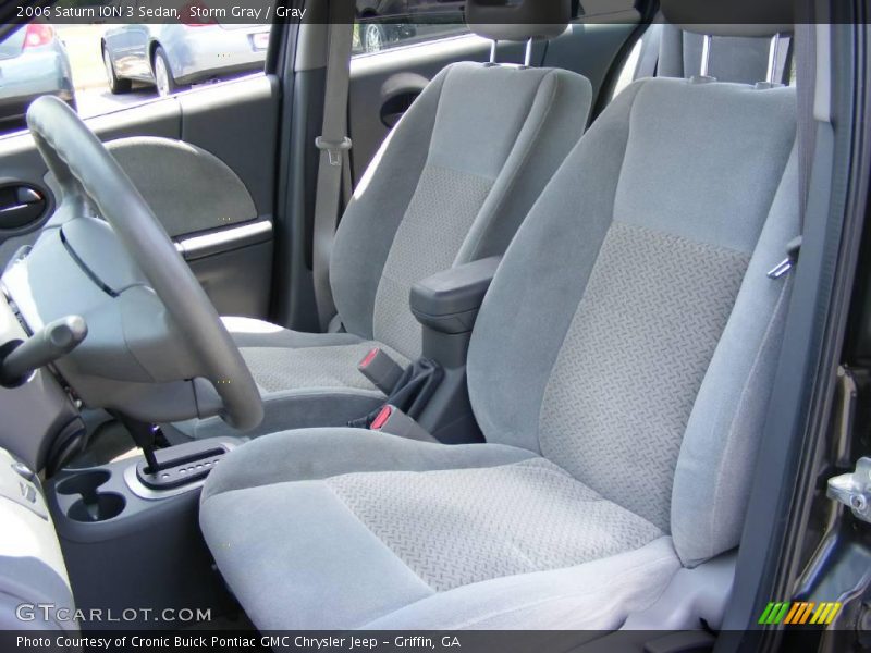 Storm Gray / Gray 2006 Saturn ION 3 Sedan