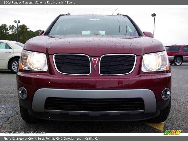 Sonoma Red Metallic / Ebony 2009 Pontiac Torrent