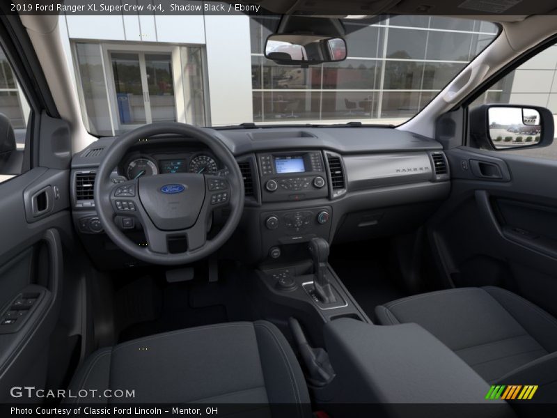 Shadow Black / Ebony 2019 Ford Ranger XL SuperCrew 4x4