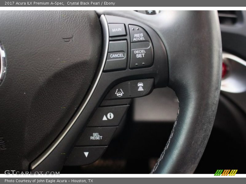 Crystal Black Pearl / Ebony 2017 Acura ILX Premium A-Spec