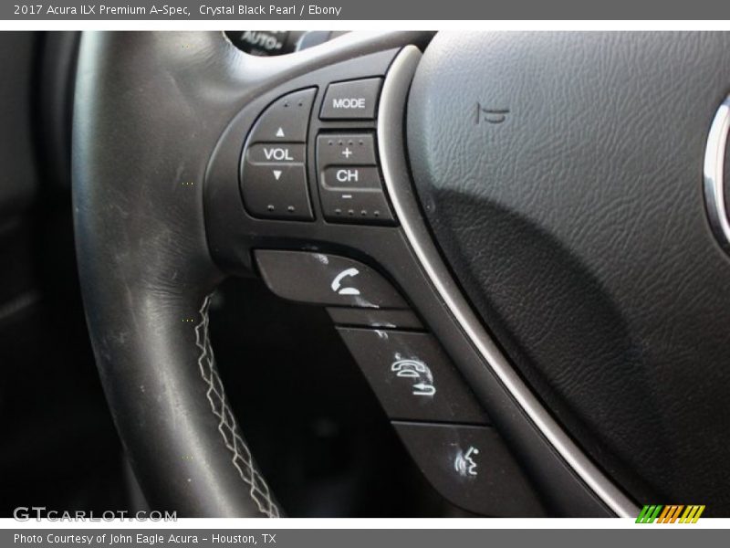 Crystal Black Pearl / Ebony 2017 Acura ILX Premium A-Spec