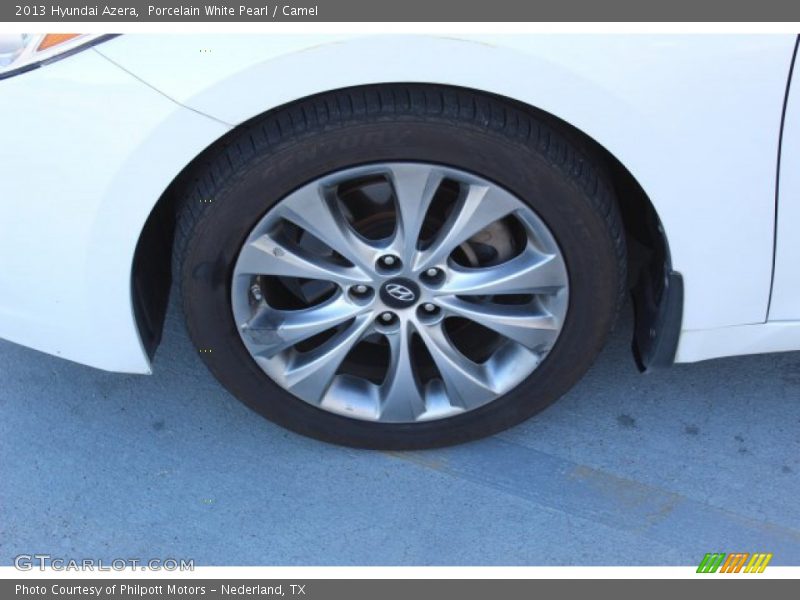 Porcelain White Pearl / Camel 2013 Hyundai Azera