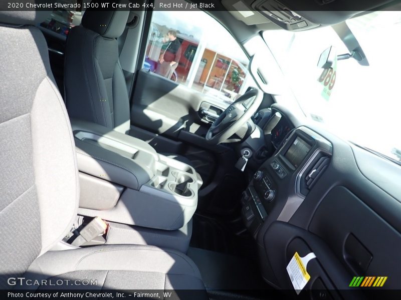 Red Hot / Jet Black 2020 Chevrolet Silverado 1500 WT Crew Cab 4x4