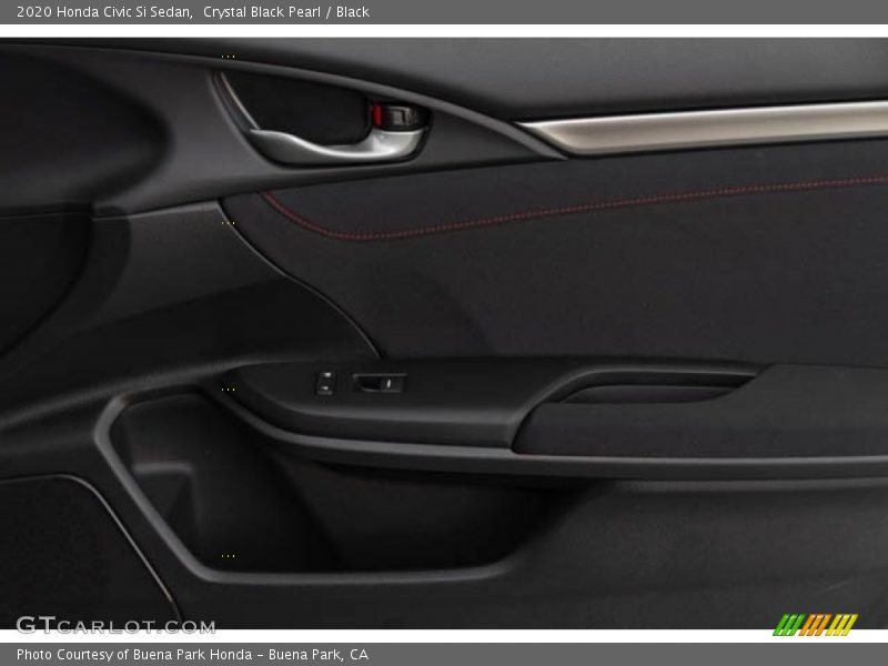 Crystal Black Pearl / Black 2020 Honda Civic Si Sedan