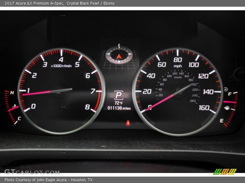Crystal Black Pearl / Ebony 2017 Acura ILX Premium A-Spec